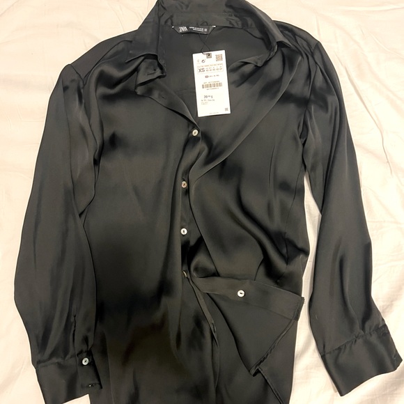 Zara Silk Dress Shirt - Picture 1 of 2